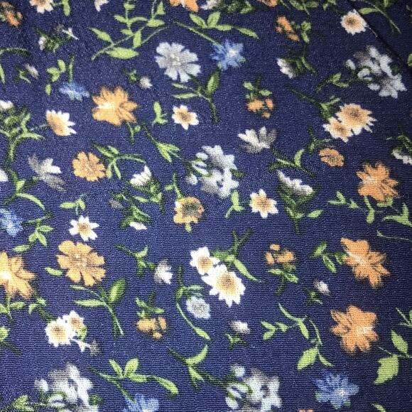 Forever 21 Boho Casual Dress Mini Sleeveless Frills Ruffles Floral Size Medium - Picture 5 of 9